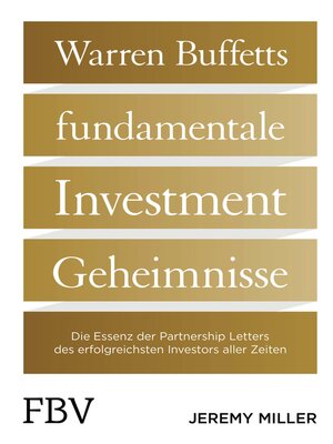 cover image of Warren Buffetts fundamentale Investment-Geheimnisse